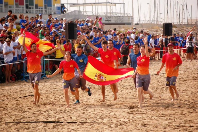 Vane (Dulcinea) con la selección española en los ECBU 2013 de Calafell