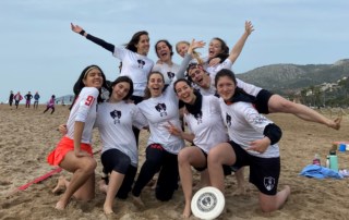 Dulcineas en el Campeonato de España Beach Ultimate 2022