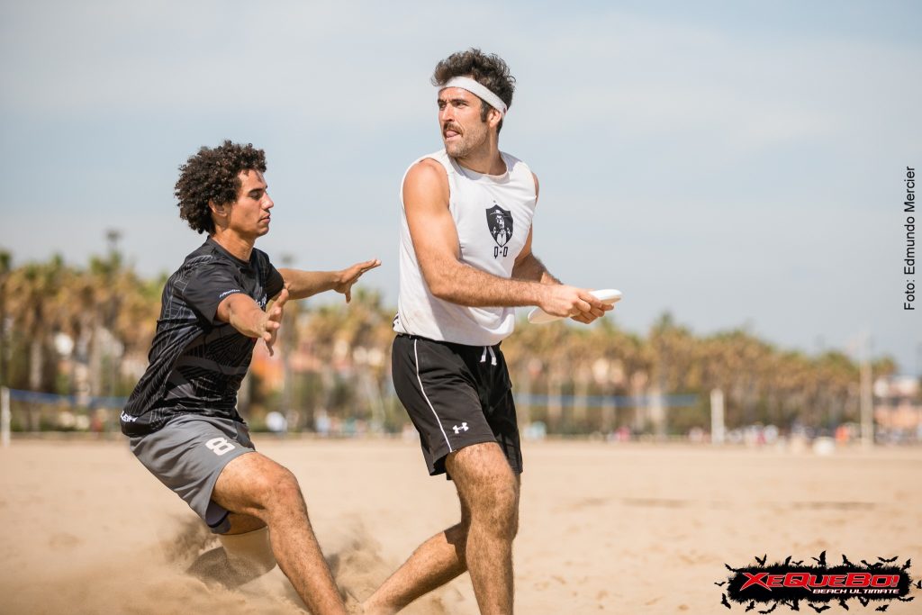 Acción de playa en Xequebó 2019, formato 5v5 sobre arena